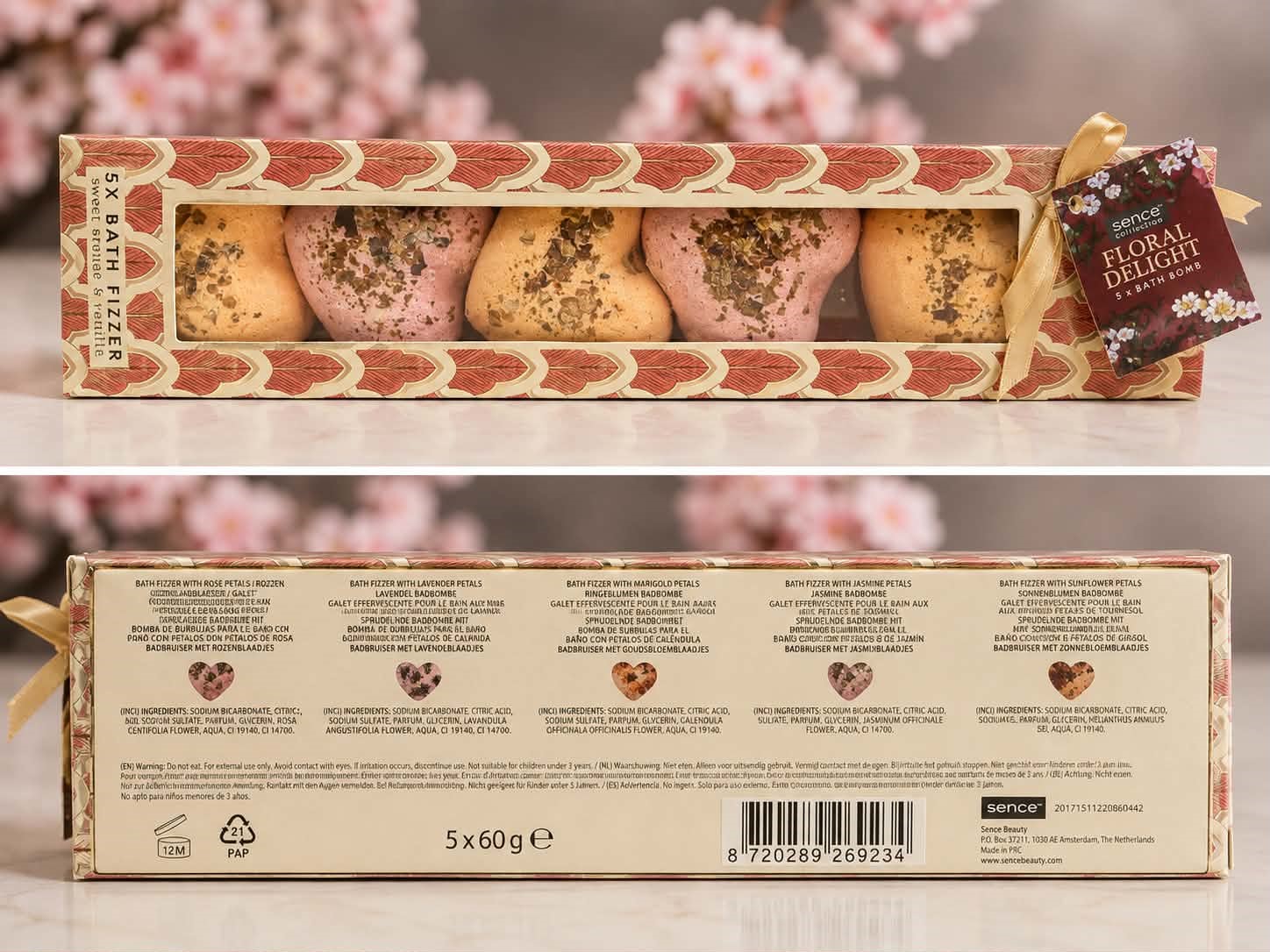 Coffret bombe de bain parfumées-détente et bien être