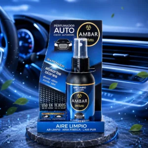 Spray Désodorisant Voiture 'Air pure" 90ml - Ambar