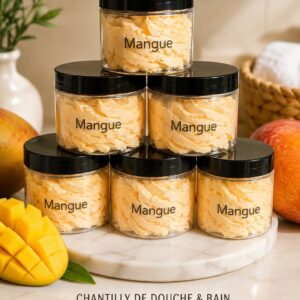 chantilly de douche et bain Mangue