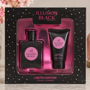 Coffret parfum illusion black