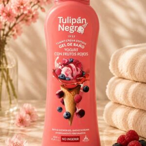 gel douche framboise, cerise et myrtille 650ml