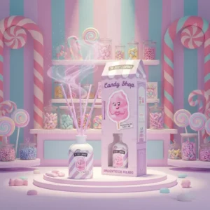 Mikado Diffuseur de Parfum Barbe à Papa "Candy Shop" 40ML - The Fruit Company